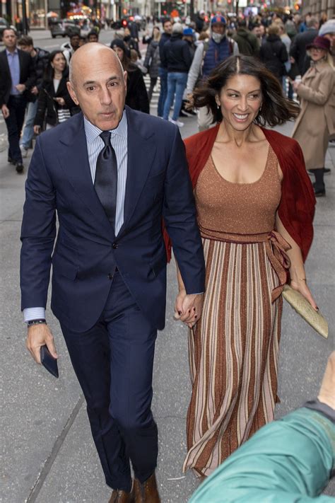 Matt Lauer, Girlfriend Shamin Abas Attend Don。